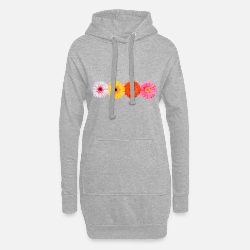 Gerbera - Hoodie-Kleid - Grau meliert