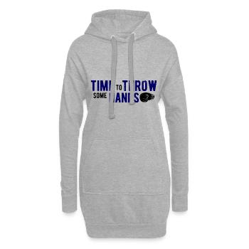 Boxsport Boxing - Hoodie-Kleid - Grau meliert - Vorne
