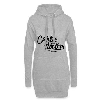 Carpe Noctem - Hoodie-Kleid - Grau meliert - Vorne