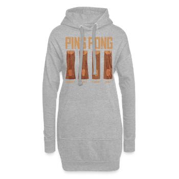 Table Tennis Racket Grip Types Table Tennis - Hoodie Dress - heather grey - Front