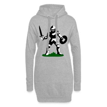 Ritter Spielzeug - Hoodie-Kleid - Grau meliert - Vorne