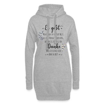 Cadeau d’adieu collègue employé merci - Sweat-shirt à capuche long Femme - gris chiné - Devant