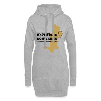 Schwaben | AICHACH-FRIEDBERG - Hoodie-Kleid - Grau meliert - Vorne