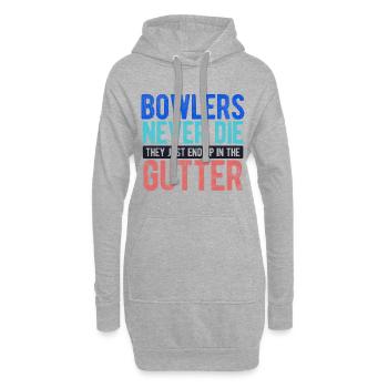 Bowling - Hoodie-Kleid - Grau meliert - Vorne