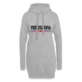 Yugoslawien Albanien Albaner - Hoodie-Kleid - Grau meliert - Vorne