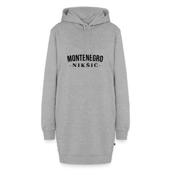 Montenegro! - Hoodie-Kleid - Grau meliert - Vorne