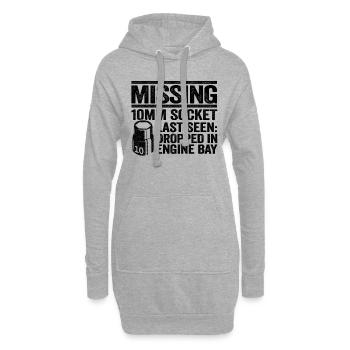 Autoschrauber Tuning Mechatroniker KFZ Mechaniker - Hoodie-Kleid - Grau meliert - Vorne