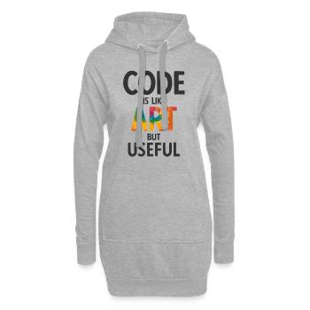 Software Ingenieur Informatiker Programmierer - Hoodie-Kleid - Grau meliert - Vorne