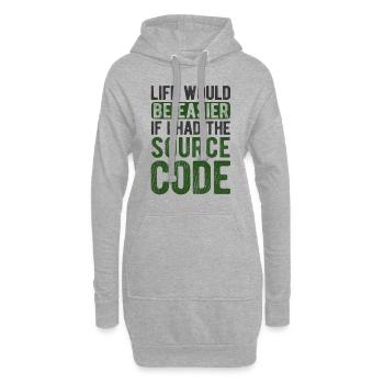 Software Ingenieur Informatiker Programmierer - Hoodie-Kleid - Grau meliert - Vorne