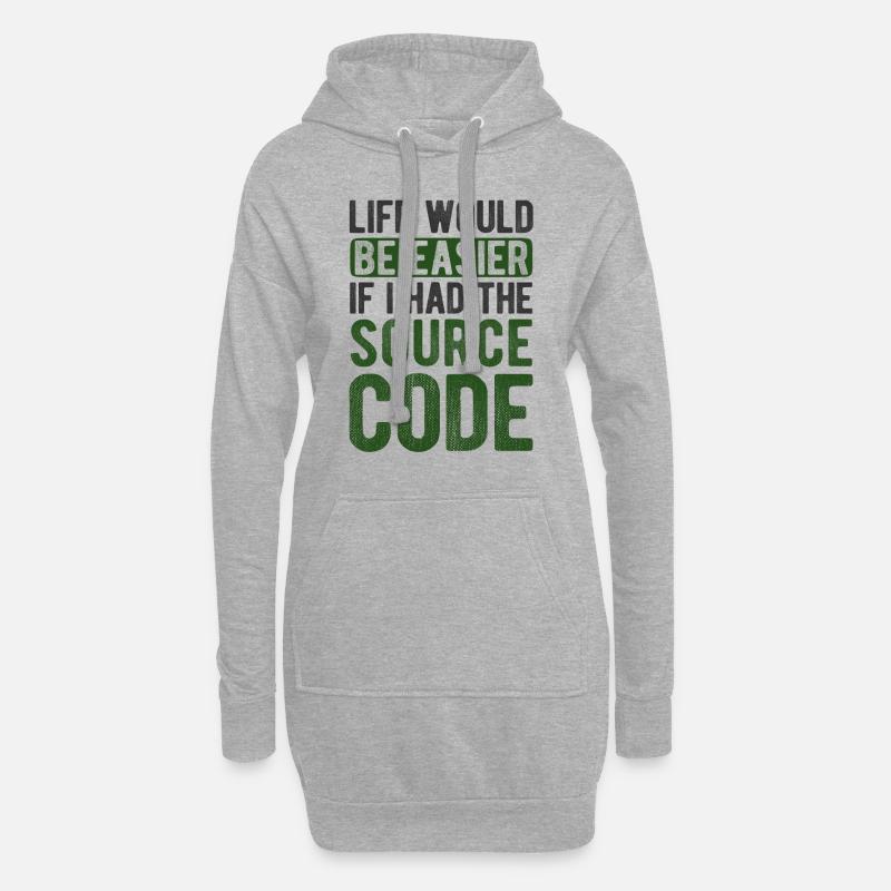 Software Ingenieur Informatiker Programmierer - Hoodie-Kleid - Grau meliert