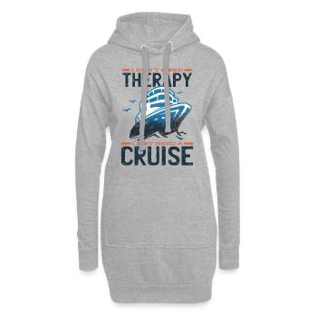 Kreuzfahrt Kreuzfahrtreise Kreuzfahrtschiff Reise - Hoodie-Kleid - Grau meliert - Vorne