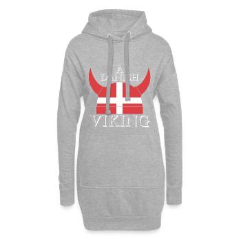 viking - Sweat-shirt à capuche long Femme - gris chiné - Devant
