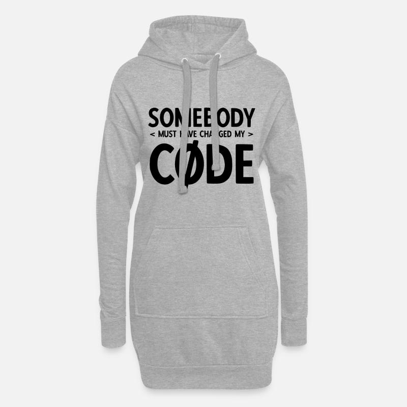 Software Ingenieur Informatiker Programmierer - Hoodie-Kleid - Grau meliert