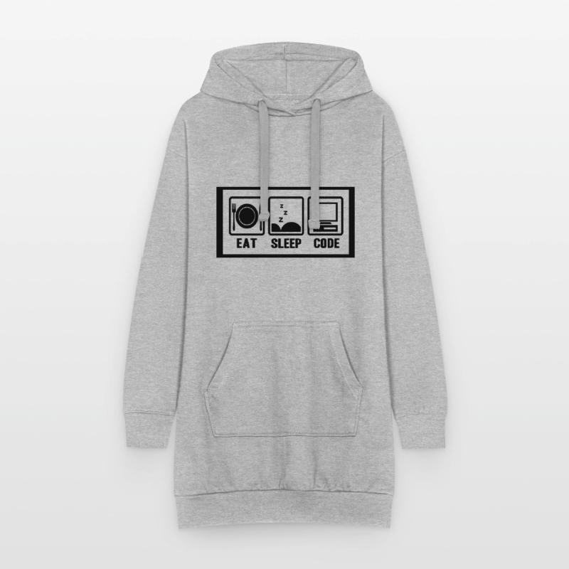 Programmierer Coder Softwareentwickler Computer Hoodie-Kleid