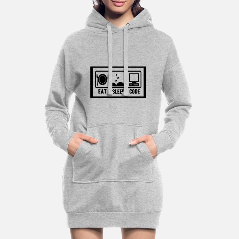 Programmierer Coder Softwareentwickler Computer Hoodie-Kleid