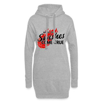 Basketball - Hoodie-Kleid - Grau meliert - Vorne