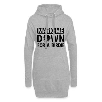 Golfplatz zum Golfen Golf - Hoodie-Kleid - Grau meliert - Vorne