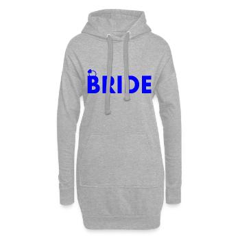 Bride - Hoodie-Kleid - Grau meliert - Vorne