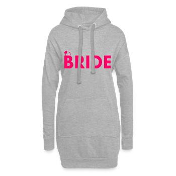 Bride - Hoodie-Kleid - Grau meliert - Vorne
