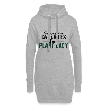 Landschaftsgärtner Hobbygärtner Gärtner - Hoodie-Kleid - Grau meliert - Vorne