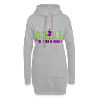 Yogalehrer Spruch Für Yogi Yoga - Hoodie-Kleid - Grau meliert - Vorne