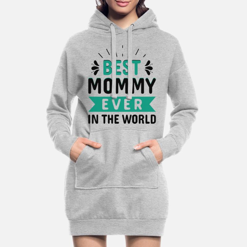 Mutter Geschenkidee für Muttertag Beste Mutter Hoodie-Kleid