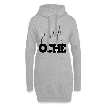 Oche Aachen Euregio Aachener Dom - Hoodie-Kleid - Grau meliert - Vorne