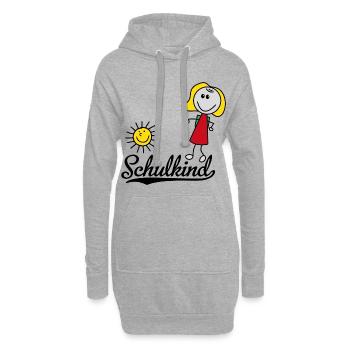 Schulkind - Hoodie-Kleid - Grau meliert - Vorne