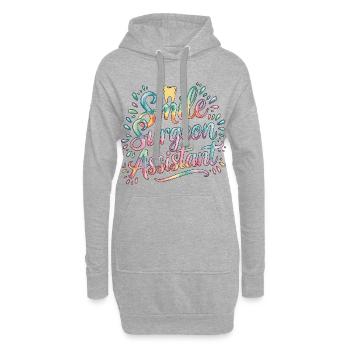 Parodontiste Chirurgien Sourire Assistant Clinique dentaire - Sweat-shirt à capuche long Femme - gris chiné - Devant