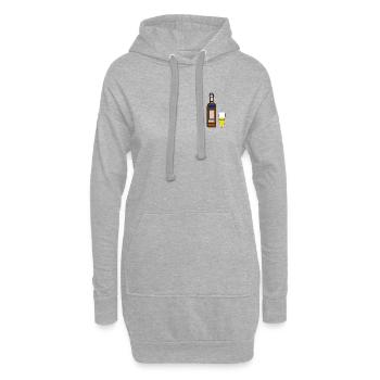 Original party aperitif gift - Hoodie Dress - heather grey - Front