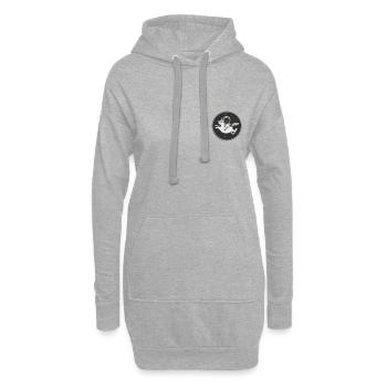 Space Unicorn - Hoodie-Kleid - Grau meliert - Vorne