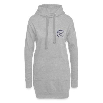 Astro Taureau - Sweat-shirt à capuche long Femme - gris chiné - Devant