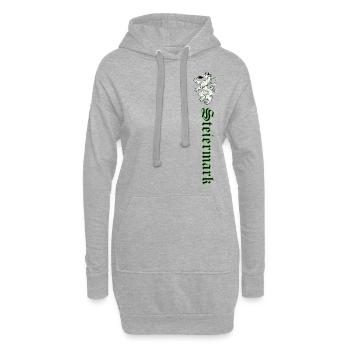 Steiermark - Hoodie-Kleid - Grau meliert - Vorne