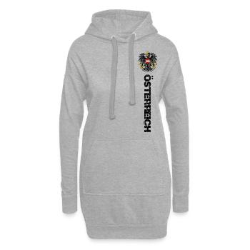 Österreich - Hoodie-Kleid - Grau meliert - Vorne