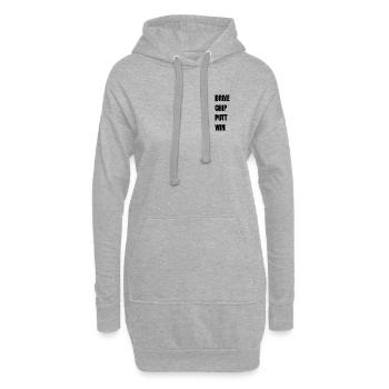 Golf Drive Chip Putt Win - Hoodie-Kleid - Grau meliert - Vorne