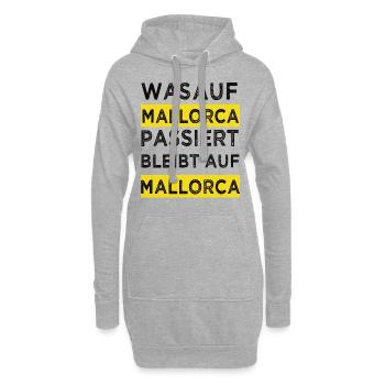 Mallorca - Hoodie-Kleid - Grau meliert - Vorne
