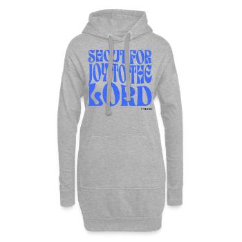 Christianisme Verset Biblique Chrétien - Sweat-shirt à capuche long Femme - gris chiné - Devant