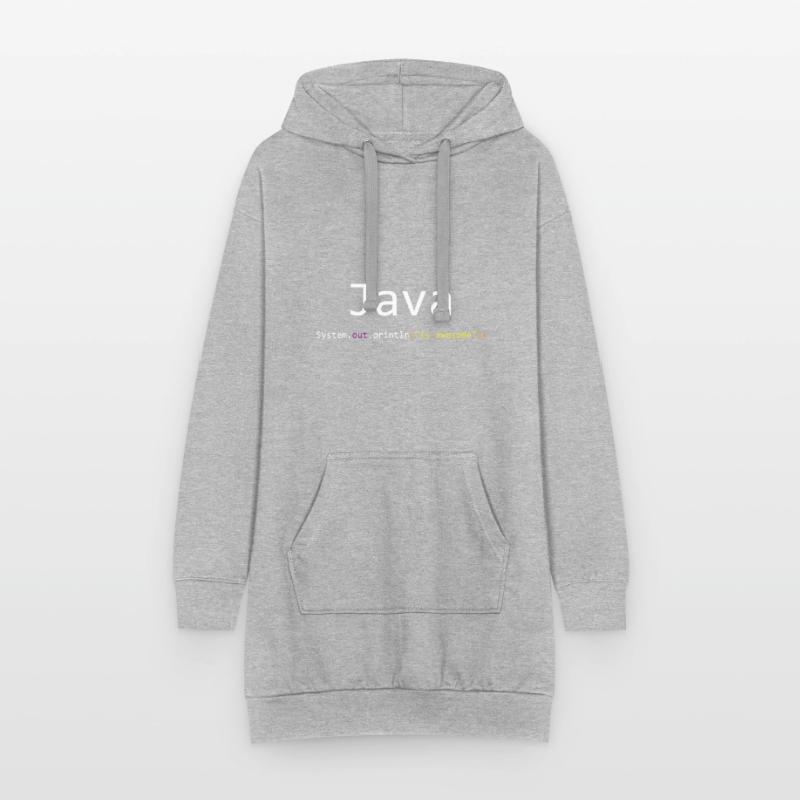 Java is awesome Hoodie Dress