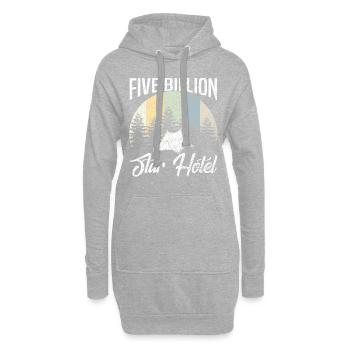 Camping Tents Tent Nature Gift - Hoodie Dress - heather grey - Front