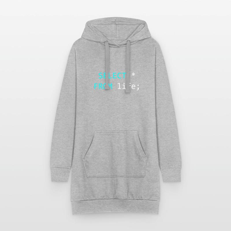 Geschenkidee für SQL-Coder Hoodie-Kleid