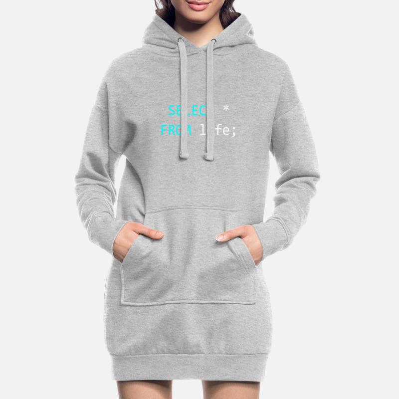 Geschenkidee für SQL-Coder Hoodie-Kleid