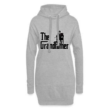 Le cadeau amusant grand-père pour les grands-pères - Sweat-shirt à capuche long Femme - gris chiné - Devant