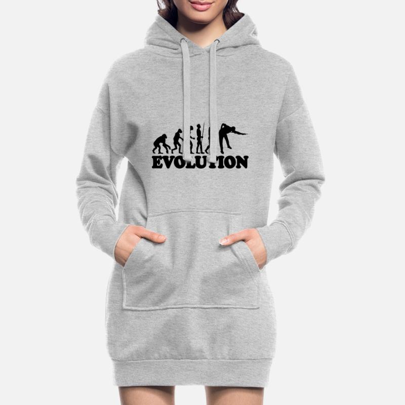 Idée Billard Billard Billard Evolution Evolution Sweat-shirt à capuche long Femme