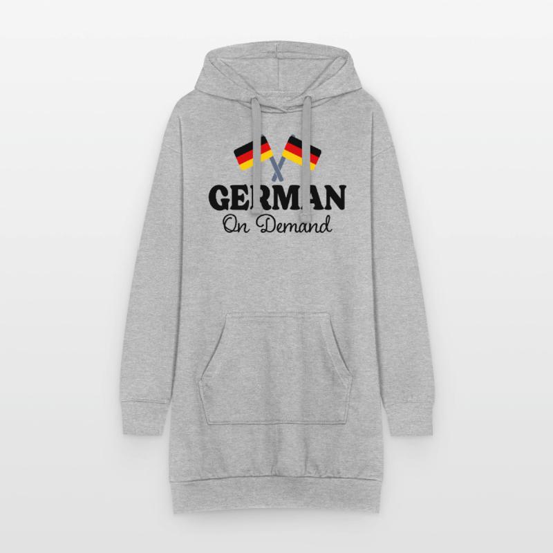 German on request German interpreter Hoodie Dress