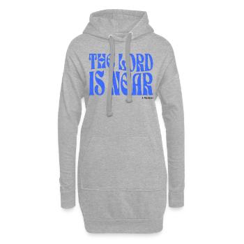 Christianisme Verset Biblique Chrétien - Sweat-shirt à capuche long Femme - gris chiné - Devant