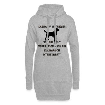 Labbi-1- - Hoodie-Kleid - Grau meliert - Vorne