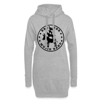 Bremer Musik Band / Stadtmusikanten - Hoodie-Kleid - Grau meliert - Vorne