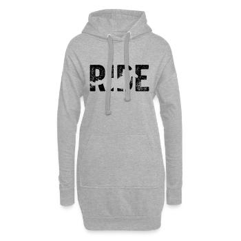 Pferde Reiten Wie Niemand Cowboy-rennpferd - Hoodie-Kleid - Grau meliert - Vorne