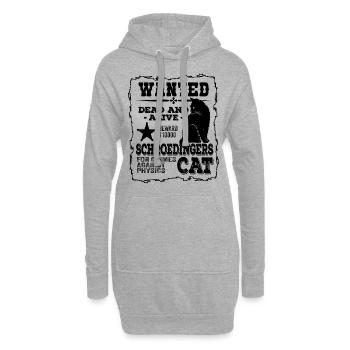 Schroedingers Katze Dead And Alive Physik Witz - Hoodie-Kleid - Grau meliert - Vorne