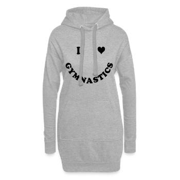 Gymnastik - Hoodie-Kleid - Grau meliert - Vorne